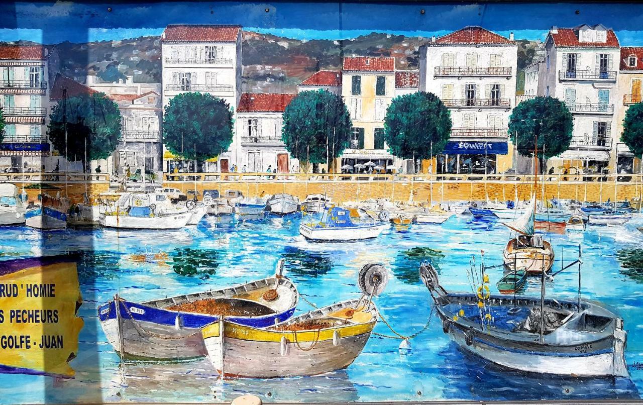 T2 Coquet Proche Plages, Port Et Centre Ville Golfe-Juan Εξωτερικό φωτογραφία